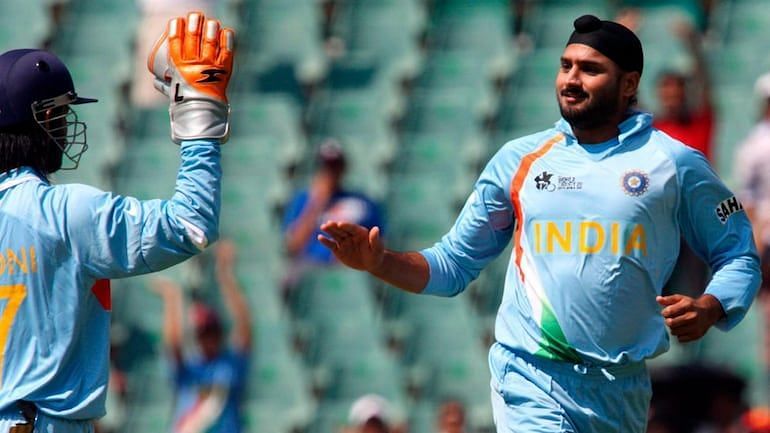 Harbhajan Singh bowled a pivotal 18th over in the semifinal against Australia during the ICC World T20 2007 (Picture Credits: Reuters via India Today).